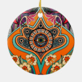 minine lila keramik ornament (Hinten)