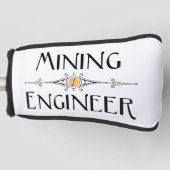 Mining Engineer Decorative Line Golf Headcover (Vorderseite)