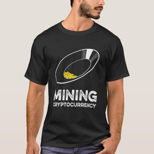 Mining Kryptowährungs-Gold-Prospektion T-Shirt (Vorderseite)