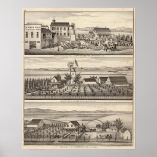 Mininger, Dennis- u. Hauschildtwohnsitze Poster