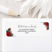 Mininmalis Watercolor Blumenweihnachtsfest (Insitu)