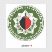 MININT CUBA AUFKLEBER (Blatt)