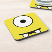 Minion-Augen Getränkeuntersetzer (Linke Seite)
