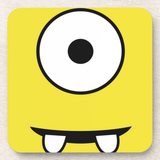 Minion-Augen Getränkeuntersetzer (Vorderseite)