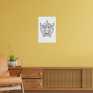 Miniposter Clueless Bull Poster