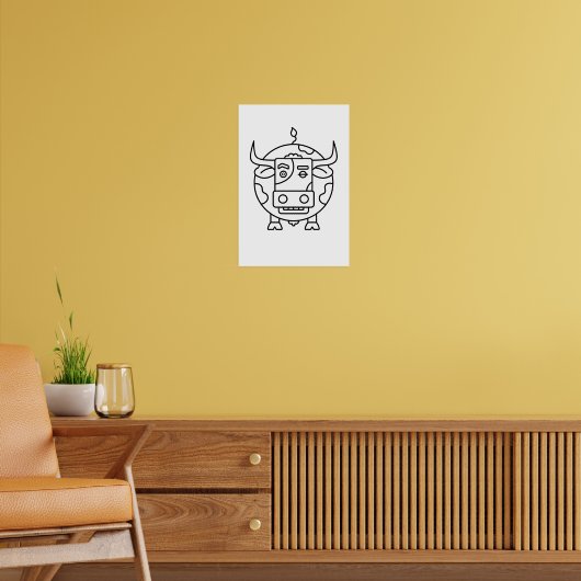 Miniposter Clueless Bull Poster (Wohnzimmer 2)