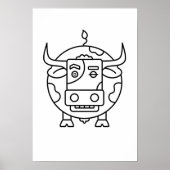 Miniposter Clueless Bull Poster (Vorne)