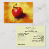 Minirezept-Karten für Kunden, Freunde oder Familie Visitenkarte (Vorne/Hinten)