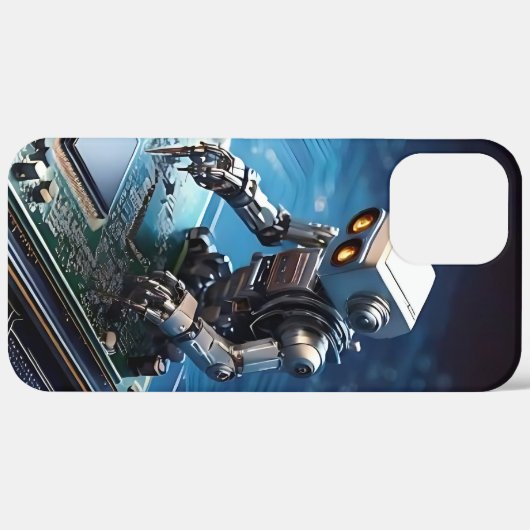 Miniroboter repariert das Mobiltelefon Case-Mate iPhone Hülle (Hinten (horizontal))