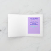 Minirock- und Hotpantsgeburtstag Karte (Innenseite)