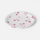 MiniRosen-Papierplatte Pappteller (Schrägansicht)