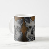 Minischnauzer-Kaffee-Tasse 2 Kaffeetasse (Vorderseite Links)