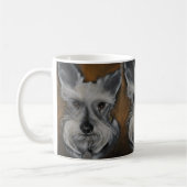 Minischnauzer-Kaffee-Tasse 2 Kaffeetasse (Links)