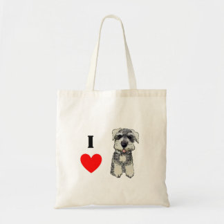 Minischnauzer-Liebe-Tasche Tragetasche