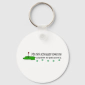 MiniSchnauzer Schlüsselanhänger (Vorderseite)