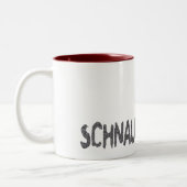 MiniSchnauzer Zweifarbige Tasse (Links)