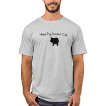 Minischwein-Rettungs-Vater-T - Shirt