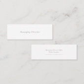 Ministandardlech Mini Visitenkarte (Vorne/Hinten)