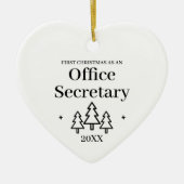 Minister für Arbeit, Weihnachten Keramik Ornament (Vorne)