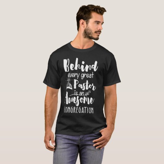 Minister für Klerus Pastor T-Shirt (Vorne ganz)