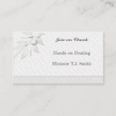 Minister für leichte Visitenkarten Visitenkarte (Vorderseite)