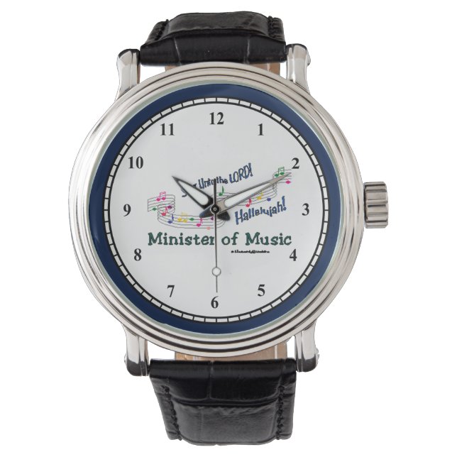 Minister für Musik Armbanduhr (Vorderseite)