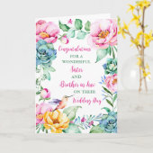 Minister für Recht Glückwunsch Karte (Gelbe Blume)