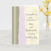 Minister für Recht Glückwunsch Karte (Gelbe Blume)