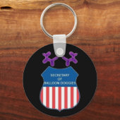 Minister für Wallonische Doggies Schlüsselanhänger (Vorderseite)