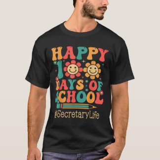 Minister glücklich 100. Tag der Schule Groovy Appr T-Shirt
