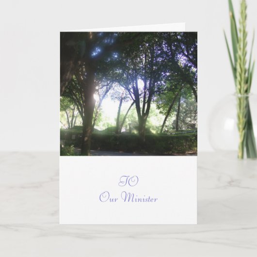 Minister Karte (Vorderseite)