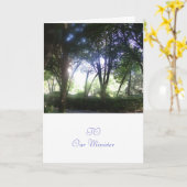 Minister Karte (Gelbe Blume)