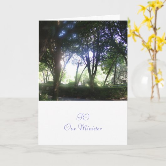 Minister Karte (Gelbe Blume)