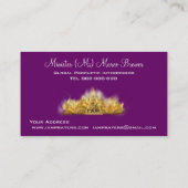 Minister Marco Brauer Visitenkarte (Rückseite)