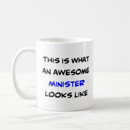 Minister, phantastisch kaffeetasse (Links)