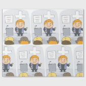 Minister predigt der Gemeinde Geschenkpapier (Flach)
