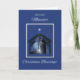 Minister Weihnachts-Segmentleiter auf Blue Karte