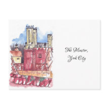 Minister, Yorker Postkarte