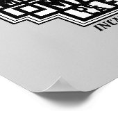 Ministère des Affaires Magiques de la France Logo Poster (Ecke)