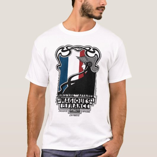 Ministère des Affaires Magiques de la France Logo T-Shirt (Vorderseite)