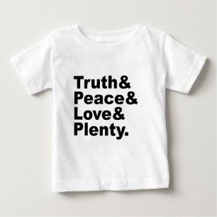 Ministerien für Wahrheit & Frieden & Liebe & Überf Baby T-shirt