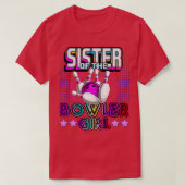 Ministerin der Matching Family Bowling der Bowler  T-Shirt (Design vorne)