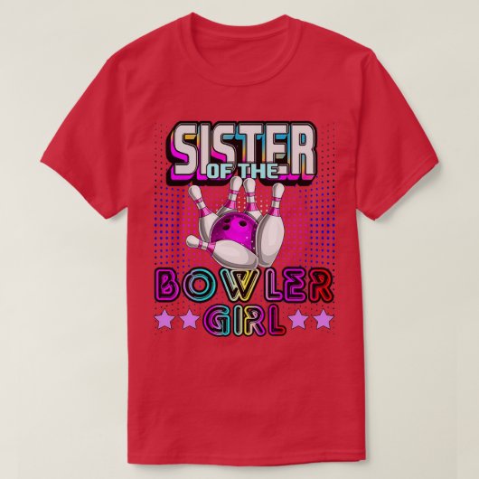 Ministerin der Matching Family Bowling der Bowler  T-Shirt (Design vorne)