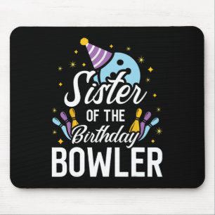 Ministerin des Bowlings Bowler zum Geburtstag Part Mousepad