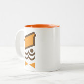 Ministerin Donald Zweifarbige Tasse (Vorderseite Links)