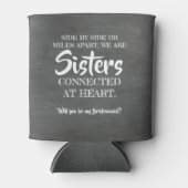 Ministerin für Herz - Niedliche Brautjungfrau - Vo Dosenkühler (Vorderseite)