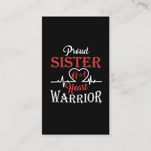 Ministerin für Herzkriege Operation Visitenkarte (Vorderseite)