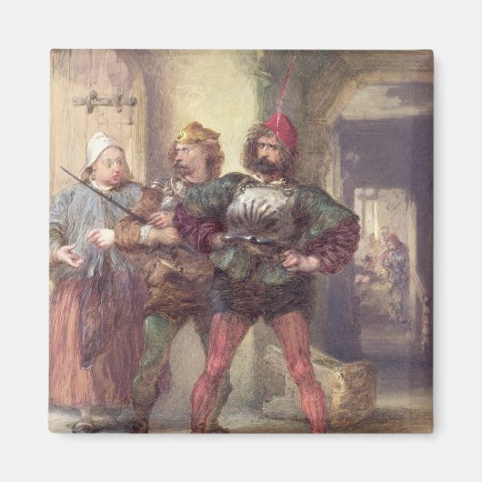 Ministerin schnell, Nym und Bardolph Magnet (Vorne)