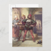 Ministerin schnell, Nym und Bardolph Postkarte (Vorne/Hinten)