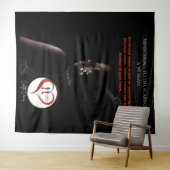 Ministering Tapestry Wandteppich (Beispiel (Horizontal))